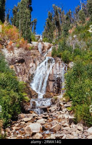 The popular Steavenson Falls during the day near Marysville, Victoria, Australia Stock Photo