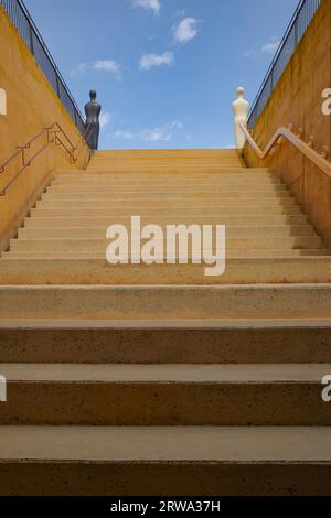 Mallorca, Spain - 30 August, 2023: Art exhibits at the Museu sa Bassa Blanca, Mallorca Stock Photo