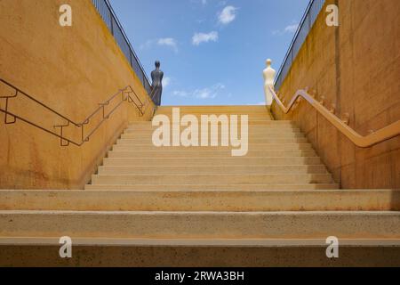 Mallorca, Spain - 30 August, 2023: Art exhibits at the Museu sa Bassa Blanca, Mallorca Stock Photo