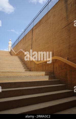 Mallorca, Spain - 30 August, 2023: Art exhibits at the Museu sa Bassa Blanca, Mallorca Stock Photo