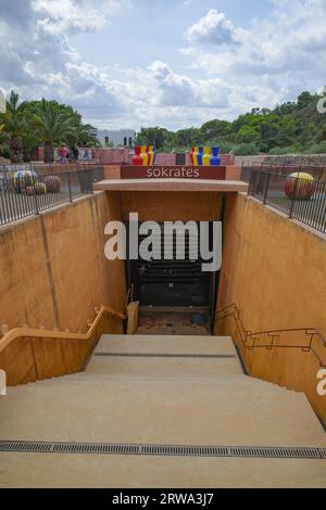 Mallorca, Spain - 30 August, 2023: Art exhibits at the Museu sa Bassa Blanca, Mallorca Stock Photo