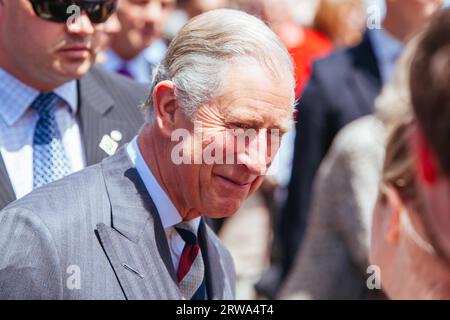 Wellington, New Zealand, 14th November 2012: The Prince Of Wales And Duchess Of Cornwall Visit Wellington in New Zealand Stock Photo