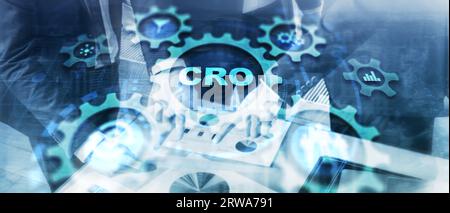 CRO. Conversion Rate Optimization. Stock Photo