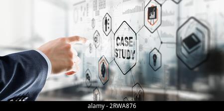 In the social and life sciences a case study concept. Stock Photo