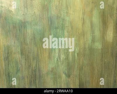 wall painted with green paint texture background Stock Photo