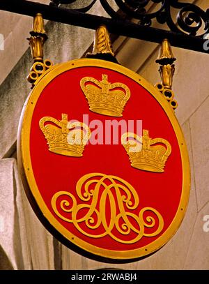 Lombard Street, City of London, Coutts Bank, street sign, British, English Banks, England, UK Stock Photo