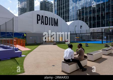 Padel Tennis at Padium - Canary Wharf
