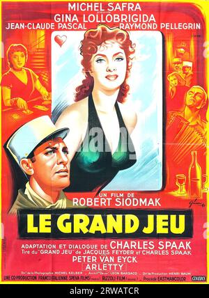 FLESH AND WOMAN (1954) -Original title: LE GRAND JEU-, directed by ROBERT SIODMAK. Credit: RIZZOLI FILM / Album Stock Photo