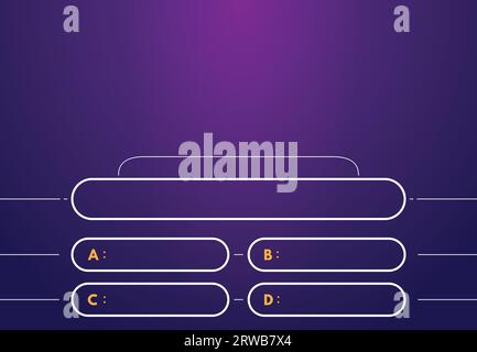 Game Quiz Line Style Stock Vector