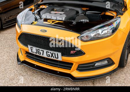 Ford Focus ST. Blackpool Ford Day 2023. Stock Photo
