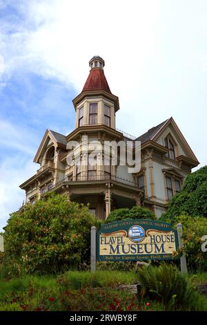 Flavel House Museum, Astoria, Oregon, USA Stock Photo