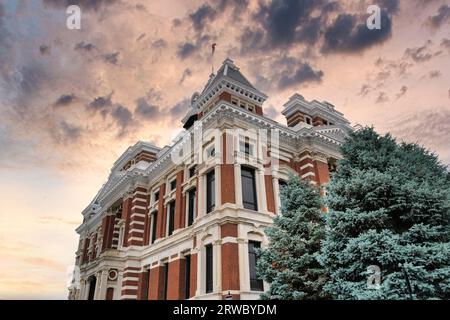 Johnson County Courthouse, Franklin, Indiana, USA Stock Photo