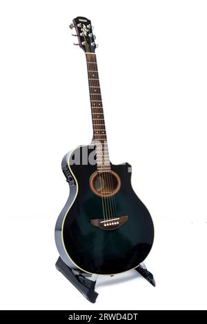 Yamaha APX4a, late 1990's six string electro acoustic guitar Stock Photo