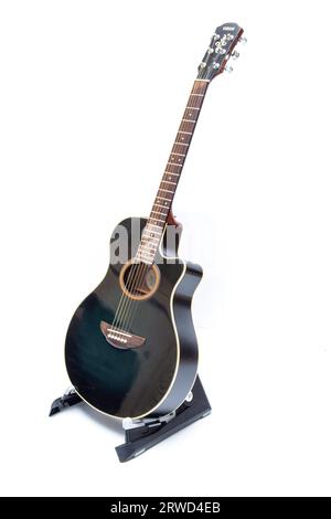Yamaha APX4a, late 1990's six string electro acoustic guitar Stock Photo