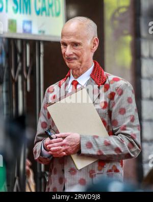 September 18, 2023, Los Angeles, California, USA: The Hollywood Walk of Fame honors American filmmakers and director JOHN WATERS with a Star on Hollywood Boulevard. (Credit Image: © Clutch Pockets Wambli/ZUMA Press Wire) EDITORIAL USAGE ONLY! Not for Commercial USAGE! Stock Photo