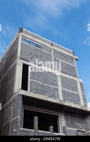 Building site of house under construction Stock Photo