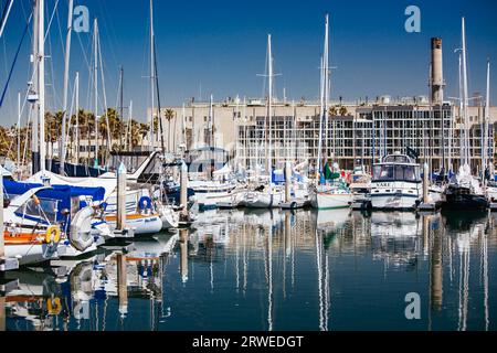 Los Angeles, USA, March 10 2011: Redondo Beach on a warm sunny day in Los Angeles, California, USA Stock Photo