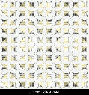 Halftone Dots Pattern. Gradient Geometric Half Tone Pattern. Isolated Vector Illustration. Perfect for comic, Grunge, Pop art backgrounds.  Stock Vector