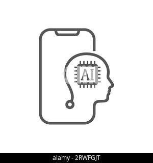 AI Content Generator. Chatbot technology, isometric. Technology and engineering. AI chat bot based on artificial intelligence and neural networks Stock Vector