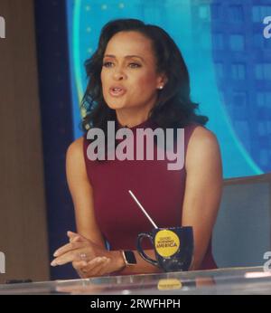 September 18, 2023 Linsey Davis on Good Morning America in New York. September 18, 2023 Credit: RW/MediaPunch Stock Photo