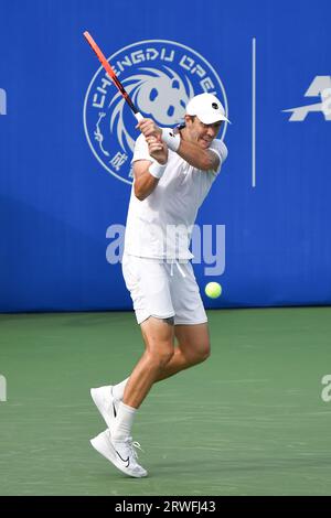 Chengdu, China. 19 September, 2023. During The 2023 Chengdu Tennis Open 