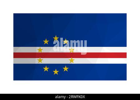 CAPE VERDE Flag vector illustration, official color, National flag ...