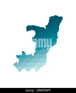 map of Congo. Silhouette of Congo map vector illustration Stock Vector ...