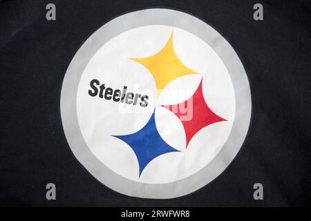 NFL Team Pittsburgh Steelers Logo Stock Photo
