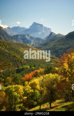 Añisclo canyon in Fanlo (Huesca - Spain) Stock Photo