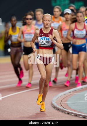 Agate Caune of Latvia competing in the womens 5000m at the European ...