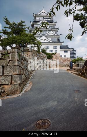 Fukuyama Castle; Fukuyama, Hiroshima Prefecture, Japan Stock Photo
