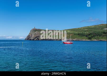 Bradda Head in Port Erin on the Isle of Man Stock Photo