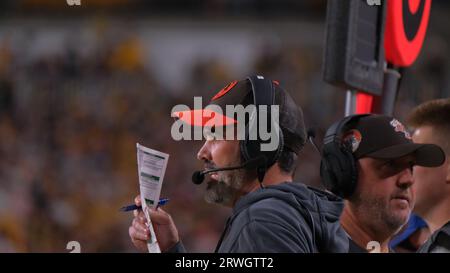 Pittsburgh, PA, USA. 18th Sep, 2023. Alex Highsmith #56 during the Pittsburgh  Steelers vs Cleveland Browns in Pittsburgh, PA. Jason Pohuski/CSM/Alamy Live  News Credit: Cal Sport Media/Alamy Live News Stock Photo 