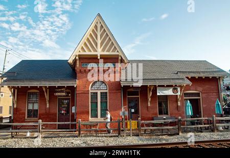 Historic Gaithersburg Train Station Gaithersburg Maryland USA Stock Photo