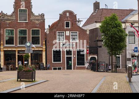 Franeker, The Netherlands - June 10, 2017: Exterior of the planetarium Eise Eisinga in Franeker, Friesland in The Netherlands. Oldest planetarium of the world and UNESCO world heritage. Stock Photo