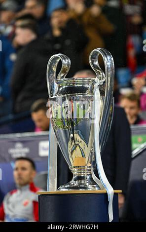 Etihad Stadium, Manchester, UK. 19th Sep, 2023. Champions League Football, Group Stage, Manchester City versus Red Star Belgrade; The Champions League trophy Credit: Action Plus Sports/Alamy Live News Stock Photo