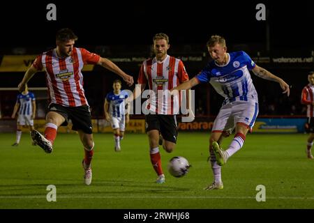 Hartlepool United's Ollie Finney during the Vanarama National League match  between Altrincham and Hartlepool United at