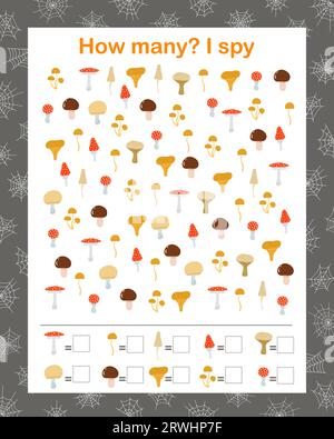 Premium Vector  I spy game, education puzzle with christmas gifts