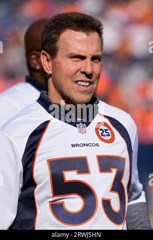 Men's Denver Broncos Retired Player #53 Bill Romanowski Orangenfl