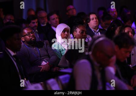 New York, New York, USA. 19th Sep, 2023. Participants attend the Concordia Annual Summit on September 19, 2023 in New York City. Credit: Chris Moore/Media Punch/Alamy Live News Stock Photo