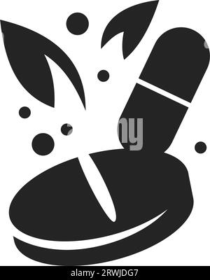 pharmacy logo template Isolated. Brand Identity. Icon Abstract Vector graphic Stock Vector