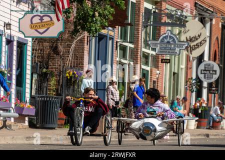 Lovejoy in a soapbox Stock Photo