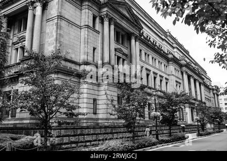 Tokyo, Japan. 19th Sep, 2023. The Bank of Japan (æ-¥æœ¬éŠ€è¡Œ) headquarters building.The BOJ is the Central Bank for Japan and is the steward of Japanese Fiscal policy and the Japanese Yen (JPY). Also called the Nichigin (æ-¥éŠ€), the Bank is an important financial institution in the Eastern Asian economy and is currently led by Governor Kazuo Ueda. (Credit Image: © Taidgh Barron/ZUMA Press Wire) EDITORIAL USAGE ONLY! Not for Commercial USAGE! Stock Photo