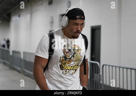 Pittsburgh, PA, USA. 18th Sep, 2023. Alex Highsmith #56 during the Pittsburgh  Steelers vs Cleveland Browns in Pittsburgh, PA. Jason Pohuski/CSM/Alamy Live  News Credit: Cal Sport Media/Alamy Live News Stock Photo 