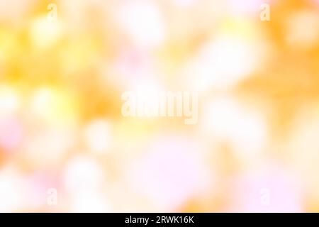 Christmas holiday concept. Yellow defocused light background. Stock Photo