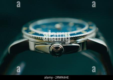 images of the girard-perregaux traveller 7000, an early gmt or travel watch from the 1990s Stock Photo