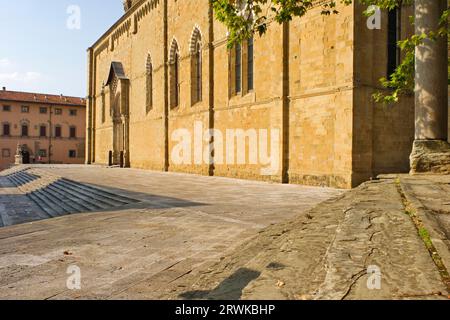 The Gothic Cathedral of San Donato with neo-Gothic elements Stock Photo