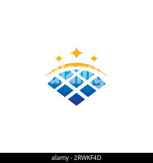 Solar Energy Logo. Power Energy logo. Sun logo Stock Vector