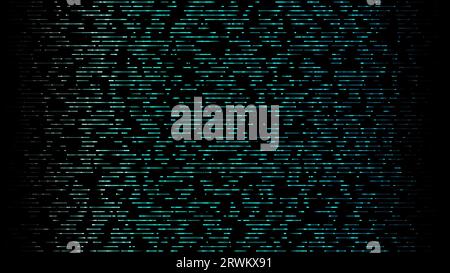 Abstract big data visualization. Blue flow of data as numbers strings. Information code representation. Cryptographic analysis. Stream of encoded data Stock Photo