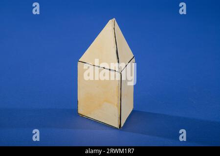 Geometric model by Martin Berman, Elongated Pentagonal Pyramid. 1978. ...